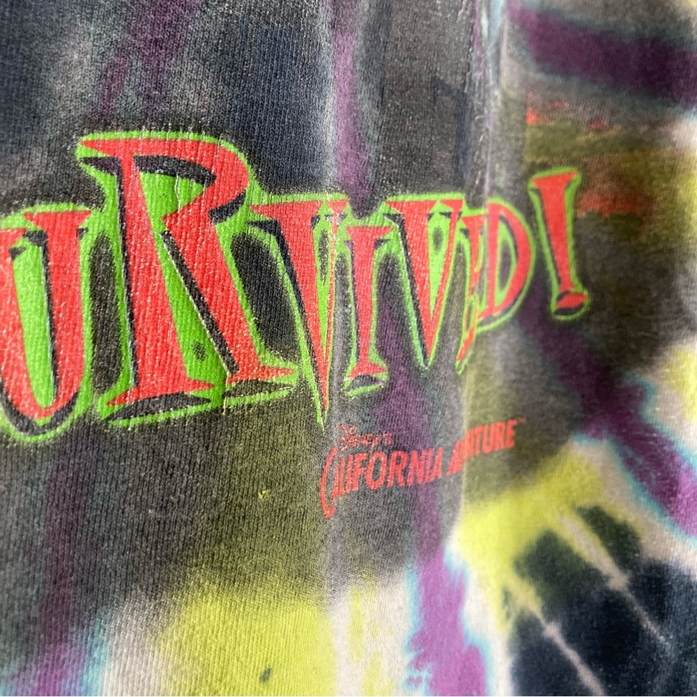 Vintage Disney Resort Tie-Dye Twilight Zone Tower of Terror Tee Rare Print - Picture 5 of 7